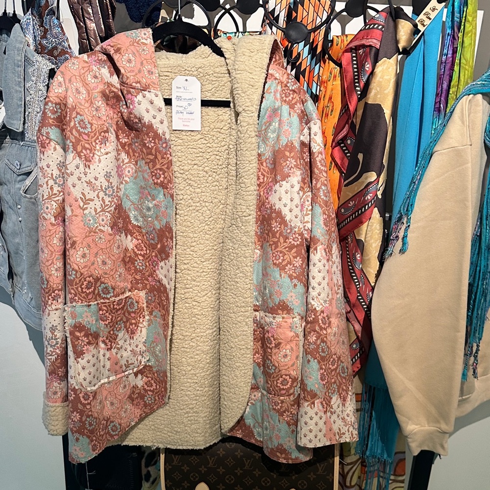 Floral Hooded Jacket